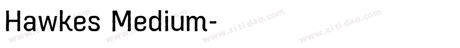 Hawkes Medium字体转换